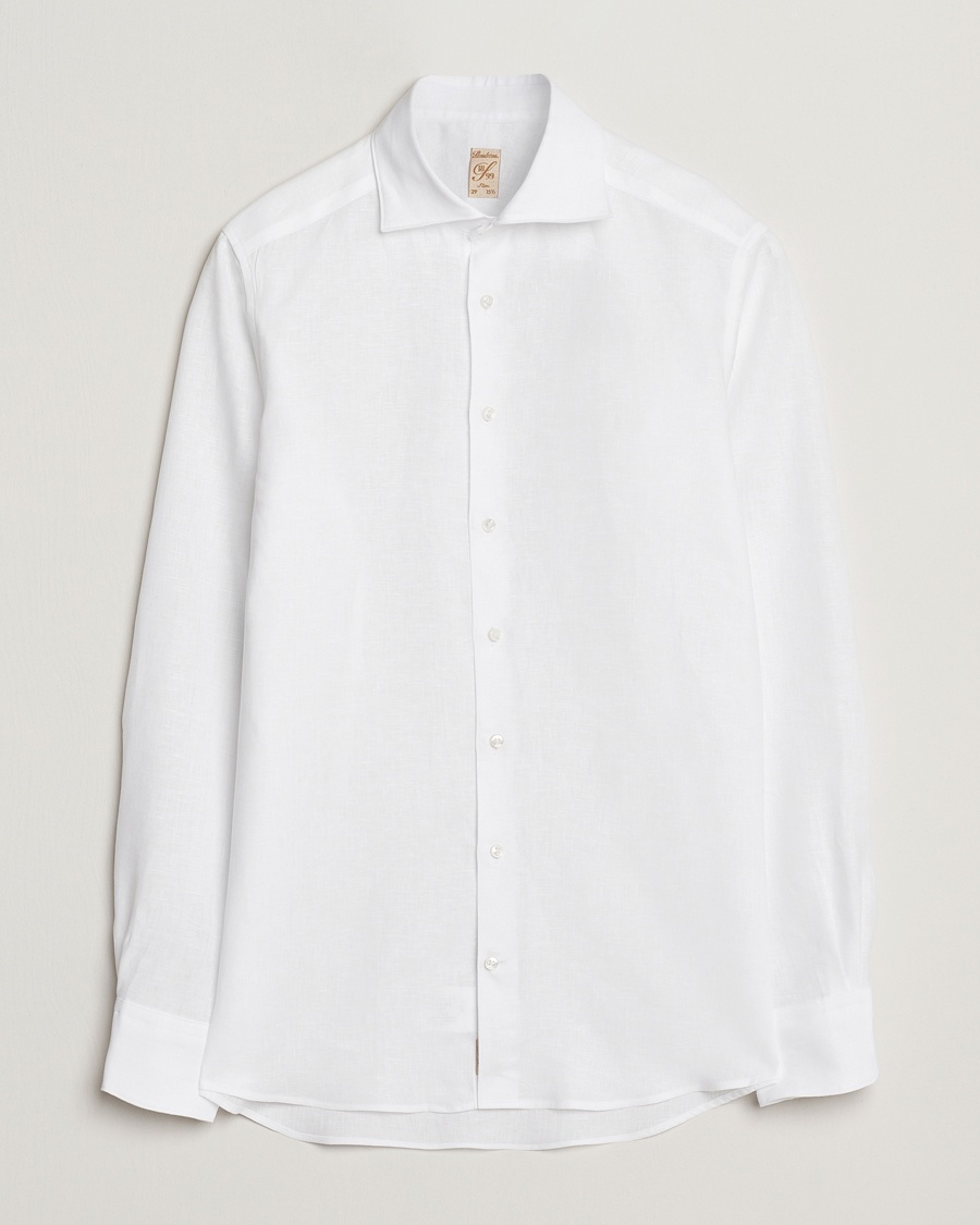 Stenströms 1899 Slim Linen Shirt White – Valkoinen