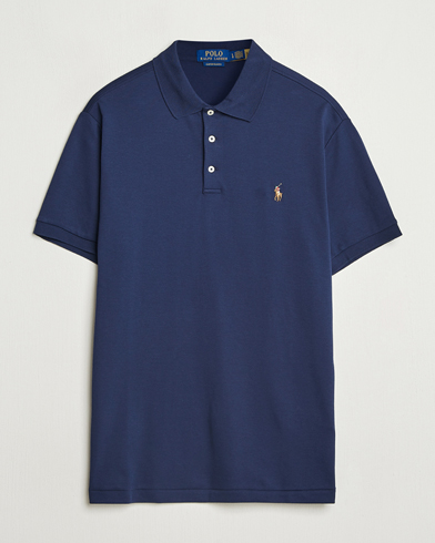 Polo Ralph Lauren Custom Slim Fit Cotton Polo Refined Navy – Sininen