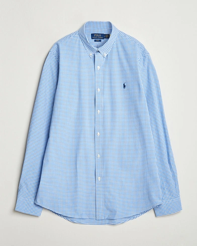 Polo Ralph Lauren Slim Fit Poplin Shirt Blue/Check – Sininen