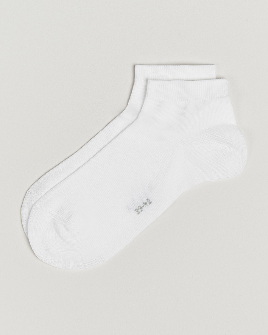 Falke Happy 2-Pack Cotton Sneaker Socks White – Valkoinen