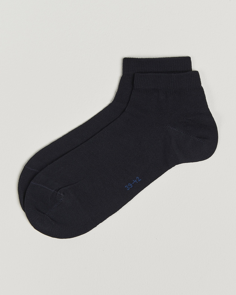 Falke Happy 2-Pack Cotton Sneaker Socks Dark Navy – Sininen