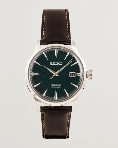 Seiko Presage Automatic Leather 41mm Green Dial – Vihreä