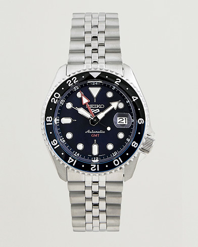 Seiko 5 Sports Automatic GMT Diver Steel 42mm Blue Dial – Sininen
