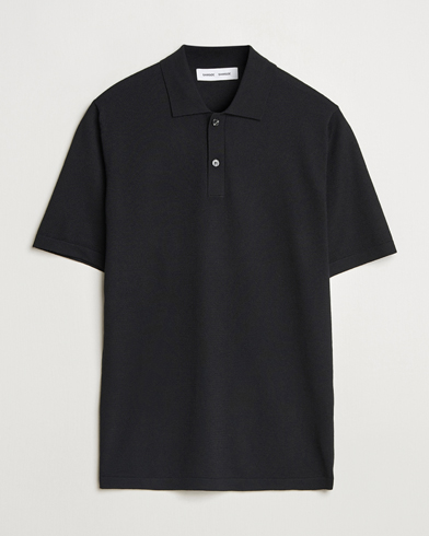 Samsøe Samsøe Sarown Knitted Polo Black – Musta