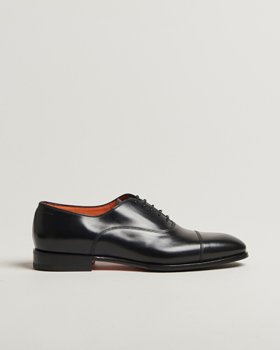 Santoni Adrian Oxford Black Calf – Musta