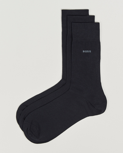 BOSS BLACK 3-Pack RS Uni Socks Dark Blue – Sininen