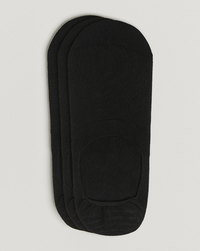 BOSS BLACK 3-Pack Invisible Socks Black – Musta