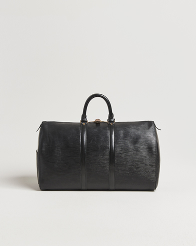 Louis Vuitton Pre-Owned Keepall 45 Epi Leather Black – Musta