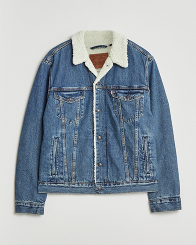 Levi's Type 3 Sherpa Trucker In The Morning – Sininen