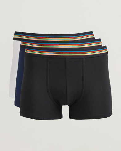 Paul Smith 3-Pack Trunk White/Navy/Black – Musta