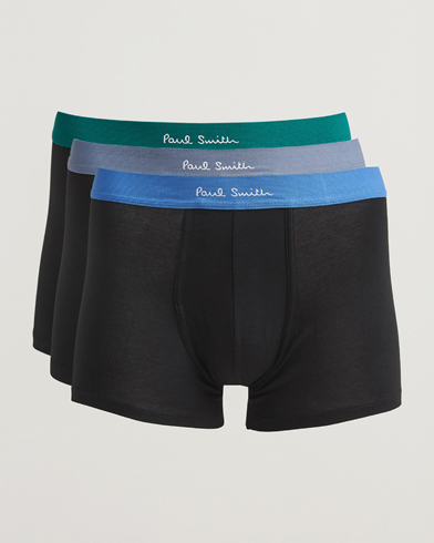 Paul Smith 3-Pack Trunk Black – Musta