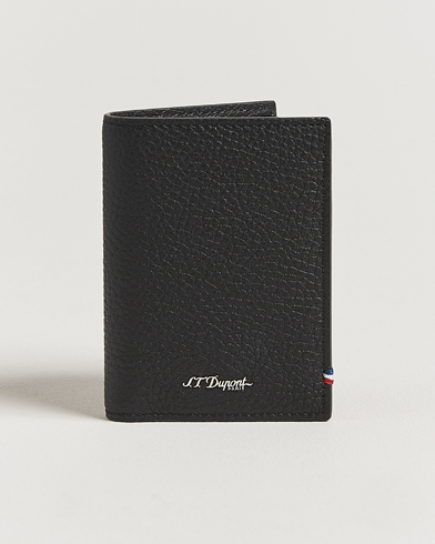 S.T. Dupont Neo Capsule Credit Card Wallet Black Grained – Musta
