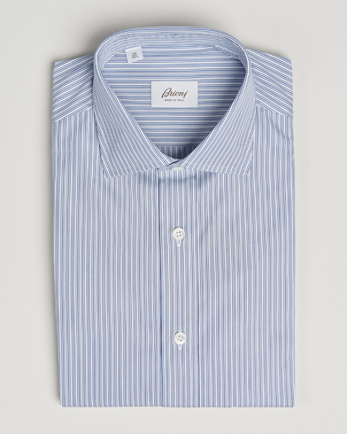 Brioni Classic Dress Shirt Blue Stripe – Sininen