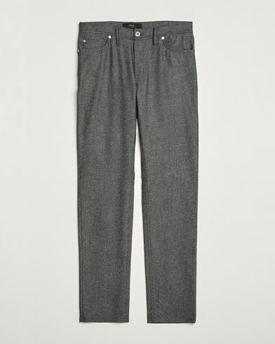 Brioni 5-Pocket Flannel Pants Grey Melange – Harmaa