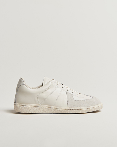 Sweyd Nappa/Suede Army Trainer White – Valkoinen