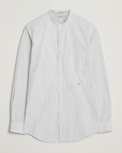 Massimo Alba Noto Guru Collar Shirt White/Green – Valkoinen