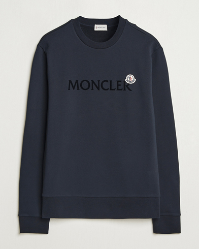 Moncler Lettering Logo Sweatshirt Navy – Sininen