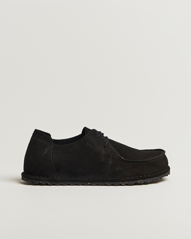 BIRKENSTOCK Utti Lace Suede Loafer Black – Musta