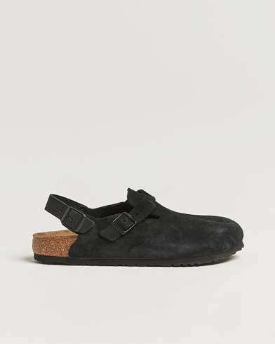 BIRKENSTOCK Tokio Classic Footbed Black Suede – Musta