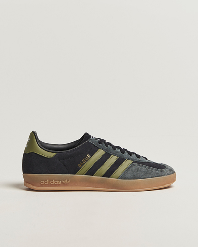 adidas Originals Gazelle Indoor Sneaker Black/Green – Musta