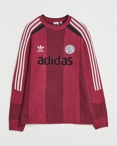 adidas Originals Knitted Football Sweater Legacy Burgundy – Punainen
