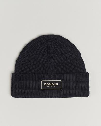 Dondup Ribbed Beanie Navy – Sininen