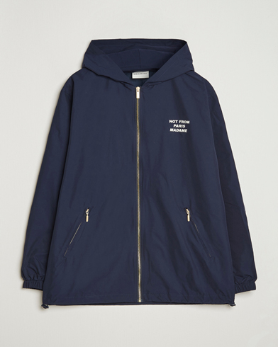 Drôle de Monsieur La Veste Capuche Slogan Jacket Navy – Sininen