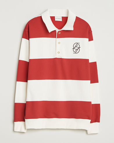 Drôle de Monsieur Barstriped Rugger Red/White – Monivärinen