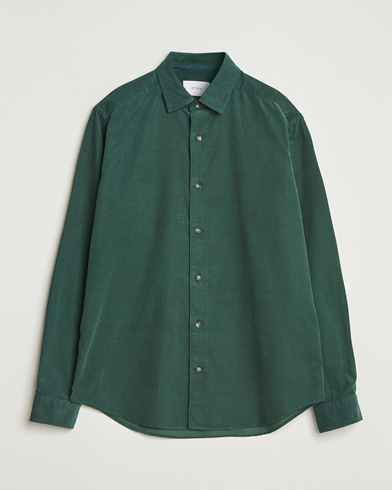Eton Casual Fit Corduroy Shirt Dark Green – Vihreä