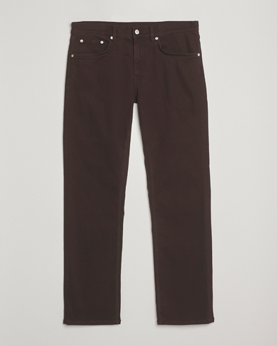 Gant Regular Fit Moleskin 5-Pocket Trousers Deep Brown – Ruskea