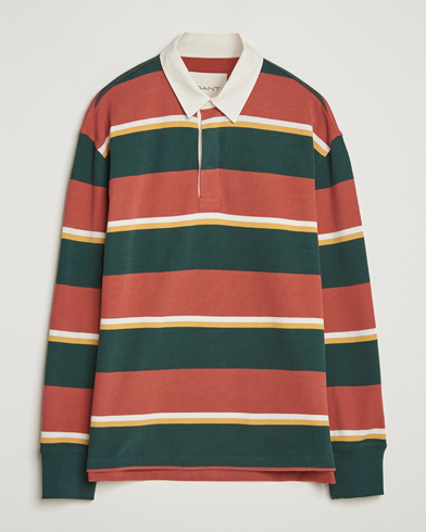 GANT Striped Heavy Rugger Modern Rust – Monivärinen