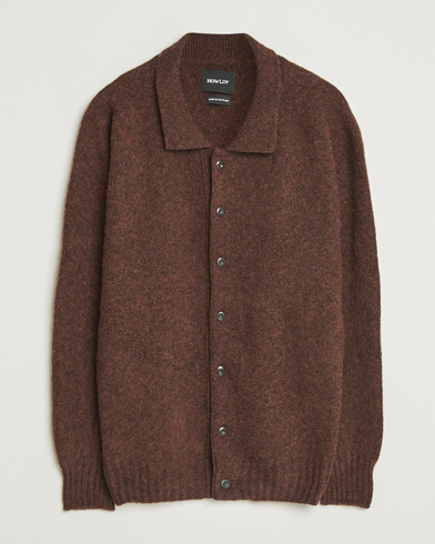 Howlin' Brushed Wool Cardigan Brownish – Ruskea