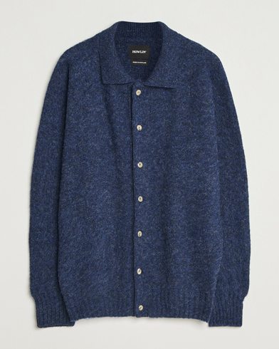 Howlin' Brushed Wool Cardigan Denim – Sininen
