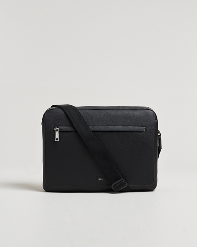 BOSS BLACK Ray Flap Messenger Bag Black – Musta