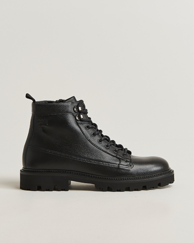 BOSS BLACK Julyo Leather Boot Black – Musta