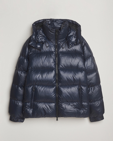 J.Lindeberg Creek Down Hooded Jacket Navy – Sininen