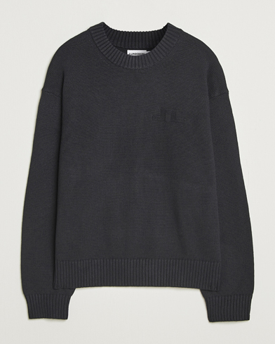 J.Lindeberg Eddy Wool/Cotton Knitted Sweater Black – Musta