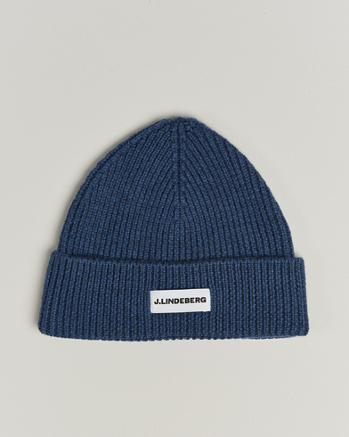 J.Lindeberg Juan Merino Beanie Vintage Indigo – Sininen