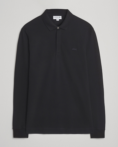 Lacoste Paris Long Sleeve Polo Piké Black – Musta