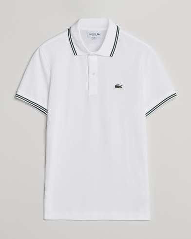 Lacoste Original Tipped Polo Piké White – Valkoinen
