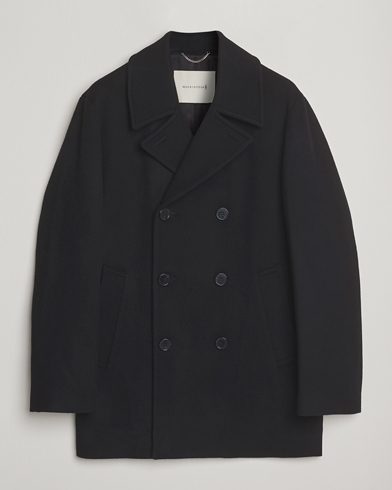Mackintosh Dalton Wool/Cashmere Peacoat Black – Musta