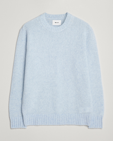 NN07 Lee Wool Knitted Sweater Cerulian Blue – Sininen