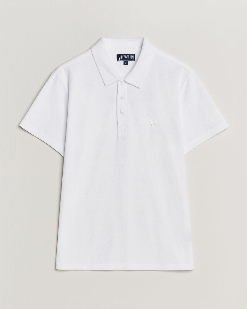 Vilebrequin Phoenix Terry Polo Blanc – Valkoinen