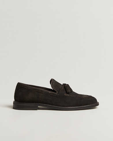 GANT Lozham Suede Tassle Loafer Dark Brown – Ruskea