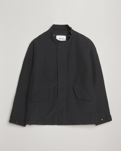 NN07 Sophus Nylon Bomber Jacket Black – Musta