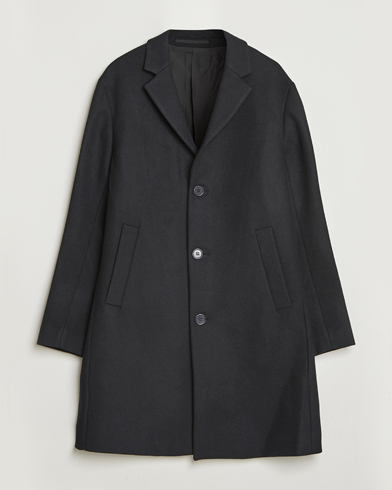 NN07 Austin Wool Coat Black – Musta
