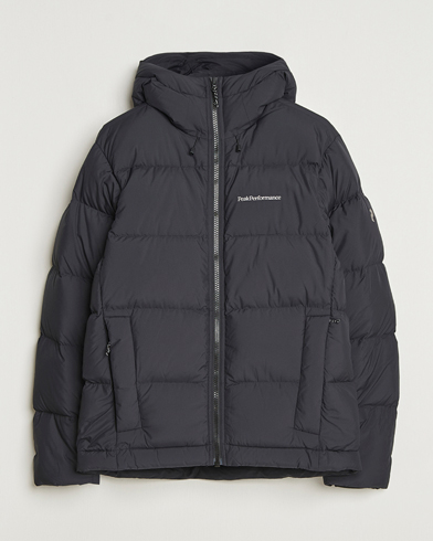 Peak Performance Rivel Down Hooded Jacket Black – Musta