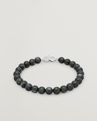 Tom Wood Cove Bracelet Black Larvikite – Musta