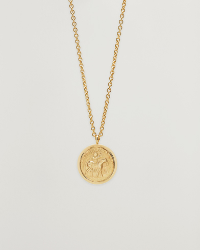 Tom Wood Coin Pendant Necklace Gold – Kulta