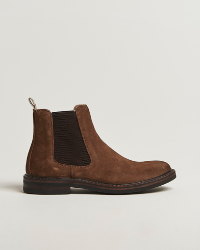 Astorflex Bitflex Dainite Chelsea Boot Dark Khaki Suede – Ruskea